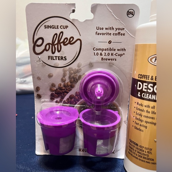 JK* New! Coffee K Cup Filters and Cleaner Solutions Bundle - Picture 4 of 8